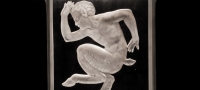 Lalique, Lampe de cheminée, Faune, 1931