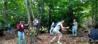 Tournage de clip ton musée en forêt